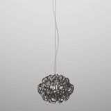 GIOGALI PENDANT LIGHT, BY VISTOSI, SIZE 35, COLOR: NICKEL, CHROM, , | CASA DI LUCE LIGHTING