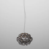 GIOGALI PENDANT LIGHT, BY VISTOSI, SIZE 35, COLOR: NICKEL, MATT BRONZE, , | CASA DI LUCE LIGHTING