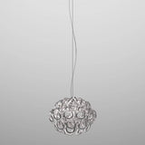 GIOGALI PENDANT LIGHT, BY VISTOSI, SIZE 35, COLOR: SILVER, CHROM, , | CASA DI LUCE LIGHTING