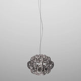 GIOGALI PENDANT LIGHT, BY VISTOSI, SIZE 35, COLOR: SMOKY, CHROM, , | CASA DI LUCE LIGHTING