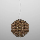 GIOGALI PENDANT LIGHT, BY VISTOSI, SIZE 50, COLOR: BRONZE, CHROM, , | CASA DI LUCE LIGHTING