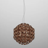 GIOGALI PENDANT LIGHT, BY VISTOSI, SIZE 50, COLOR: COPPER, CHROM, , | CASA DI LUCE LIGHTING