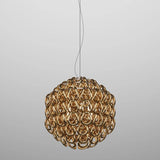 GIOGALI PENDANT LIGHT, BY VISTOSI, SIZE 50, COLOR: GOLD, CHROM, , | CASA DI LUCE LIGHTING