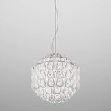 GIOGALI PENDANT LIGHT BY VISTOSI, SIZE 50, COLOR: WHITE, CHROME, , | CASA DI LUCE LIGHTING