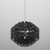 GIOGALI PENDANT LIGHT, BY VISTOSI, SIZE 65, COLOR: BLAK, CHROM, , | CASA DI LUCE LIGHTING