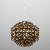 GIOGALI PENDANT LIGHT, BY VISTOSI, SIZE 65, COLOR: BRONZE, CHROM, , | CASA DI LUCE LIGHTING