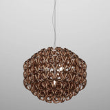GIOGALI PENDANT LIGHT, BY VISTOSI, SIZE 65, COLOR: COPPER, CHROM, , | CASA DI LUCE LIGHTING
