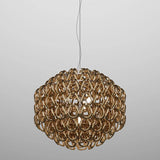 GIOGALI PENDANT LIGHT, BY VISTOSI, SIZE 65, COLOR: GOLD, CHROM, , | CASA DI LUCE LIGHTING