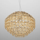 GIOGALI PENDANT LIGHT, BY VISTOSI, SIZE 85, COLOR: AMBER, CHROM, , | CASA DI LUCE LIGHTING