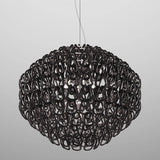 GIOGALI PENDANT LIGHT, BY VISTOSI, SIZE 85, COLOR: BLAK, CHROM, , | CASA DI LUCE LIGHTING