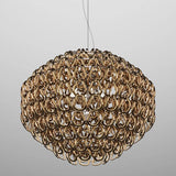 GIOGALI PENDANT LIGHT, BY VISTOSI, SIZE 85, COLOR: BRONZE, CHROM, , | CASA DI LUCE LIGHTING