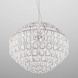 GIOGALI PENDANT LIGHT, BY VISTOSI, SIZE 85, COLOR: WHITE, CHROM, , | CASA DI LUCE LIGHTING
