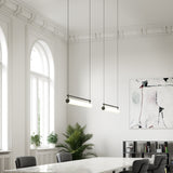 Gramercy LED Linear Chandelier By Kuzco, Size: Medium