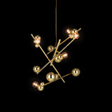 Galaxy 5-Light Pendant by Brand Van Egmond - Brass