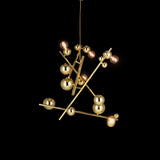 Galaxy 5-Light Pendant by Brand Van Egmond - Brass