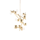 Galaxy 5-Light Pendant by Brand Van Egmond - Brass