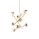 Galaxy 5-Light Pendant by Brand Van Egmond - Brass