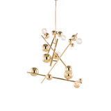 Galaxy 5-Light Pendant by Brand Van Egmond - Brass