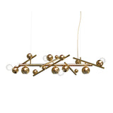 Galaxy Linear Pendant by Brand Van Egmond - Brass