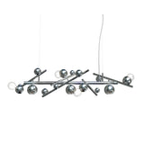 Galaxy Linear Pendant by Brand Van Egmond - Nickel