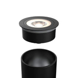 Gravity 4 RGB CCT Recessed Inground Light Pro By Dals Black Finish