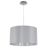 Maserlo Pendant Light by Eglo, Color: Grey/Silver, Size: Small, | Casa Di Luce Lighting