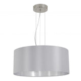 Maserlo Pendant Light by Eglo, Color: Grey/Silver, Size: Large, | Casa Di Luce Lighting