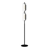 Hilo Floor Lamp by Kuzco - Black, In white background