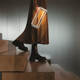 Home Battery Operated Table Lamp By Zafferano, Finish: White