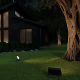 Horizon RGB CCT Flood Light Pro By Dals Staked In Ground