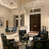 Il Pezzo Mancante 12 Cluster Chandelier in Living Room