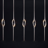 Nickel Il Pezzo Mancante 12 Long Chandelier by Il Pezzo Mancante