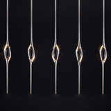 Nickel Il Pezzo Mancante 12 Long Chandelier by Il Pezzo Mancante