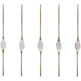 Gold Il Pezzo Mancante 12 Long Chandelier by Il Pezzo Mancante