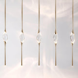 Gold Il Pezzo Mancante 12 Long Chandelier by Il Pezzo Mancante