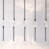 Black-Rose Bronze Il Pezzo Mancante 12 Long Chandelier by Il Pezzo Mancante