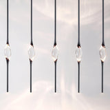 Black-Rose Bronze Il Pezzo Mancante 12 Long Chandelier by Il Pezzo Mancante