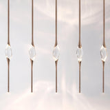 Light Bronze Il Pezzo Mancante 12 Long Chandelier by Il Pezzo Mancante