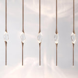 Light Bronze Il Pezzo Mancante 12 Long Chandelier by Il Pezzo Mancante