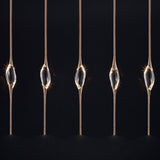 Light Bronze Il Pezzo Mancante 12 Long Chandelier by Il Pezzo Mancante