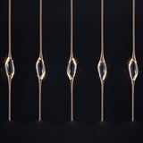 Light Bronze Il Pezzo Mancante 12 Long Chandelier by Il Pezzo Mancante
