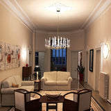 Il Pezzo Mancante 3 Round Chandelier in Living Room