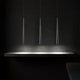 IO 3 Light Linear Suspension Light by Itama, Finish: White, Black, Concrete, Size: Mini, Large, | Casa Di Luce Lighting