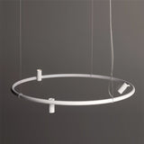 Iris Round Suspension By Egoluce White Hanging