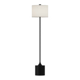 Issa Floor Lamp by Alora Mood - Matte Black/Ivory Linen