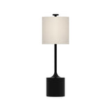 Issa Table Lamp by Alora Mood - Matte Black/Ivory Linen