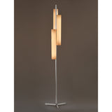 Black Note Triplet LED Floor Light