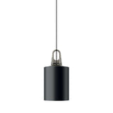 Jim Cylinder Pendant By Lodes, Finish: Grey, Color: Matte Black