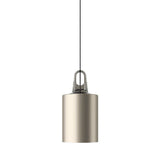 Jim Cylinder Pendant By Lodes, Finish: Grey, Color: Matte Champagne