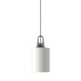 Jim Cylinder Pendant By Lodes, Finish: Grey, Color: Matte White